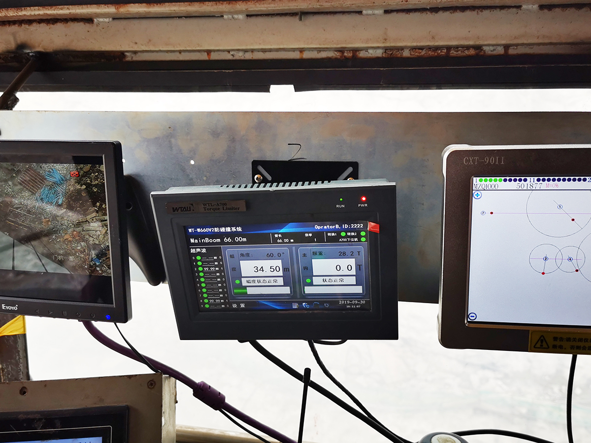 微特塔機(jī)防碰撞系統(tǒng)應(yīng)用于西藏用戶